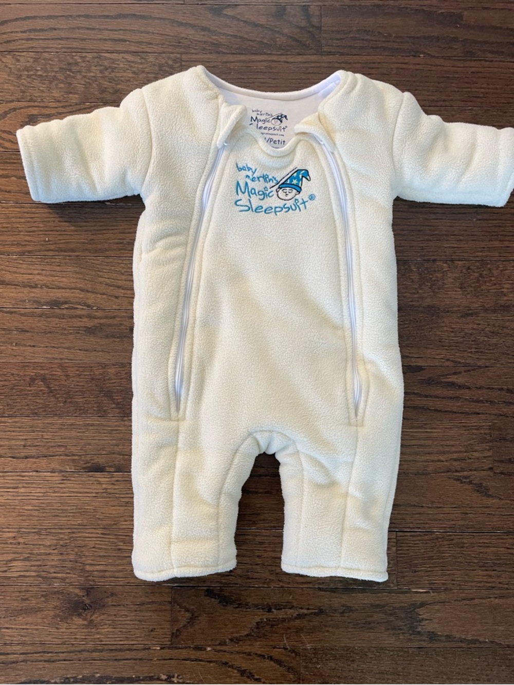 Baby Merlin’s Magic Sleepsuit Cream Transitional Swaddle Small 3 - 6 months